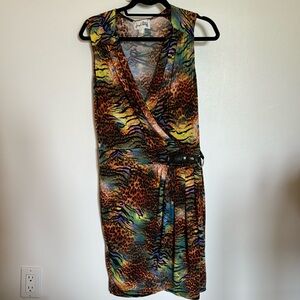 Joseph Ribkoff Print Dress - Size 8